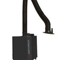 Mobile compact and powerfull fume extractor AIR WELD is used for the safe and convenient extraction of welding fumes, Vakuum tehnik